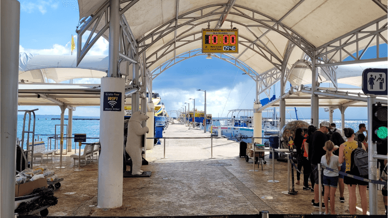Terminal de ferrys Ruta por la Península de Yucatán en 2 semanas