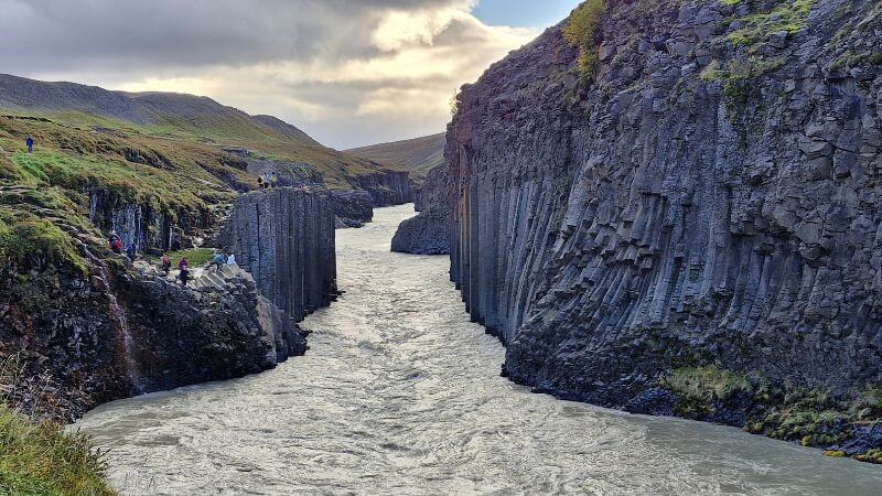 stuðlagil canyon-islandia